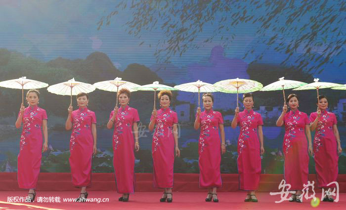 合肥：旗袍秀出“夕阳美”