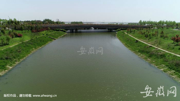 塘西河入湖口