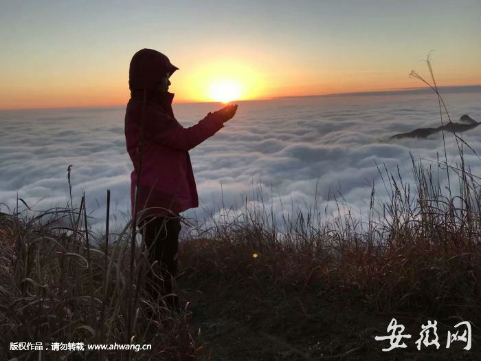 江西武功山云海日出。