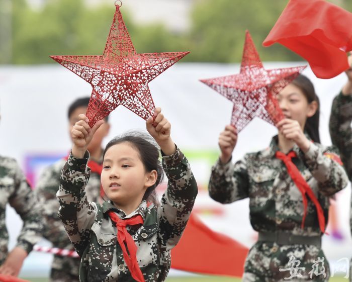 合肥市蚌埠路第三小學(xué) ，特色軍體操課堂