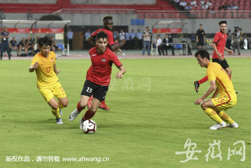 国足U20昨晚在肥2比0完胜巴勒斯坦U20