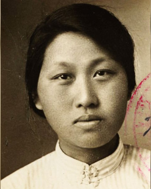 潘玉良上海美专入学登记照片（1921）_meitu_4