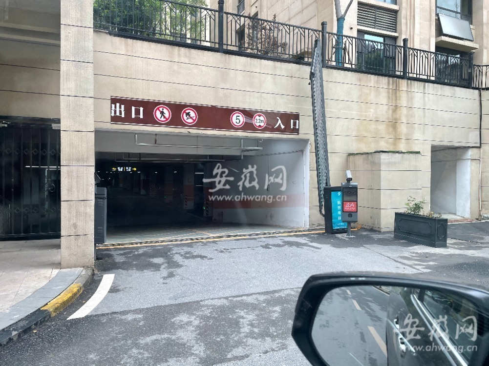 合肥一小区半岛官方网站车库防火卷帘门“不够个” 百万豪车车顶被刮(图3)