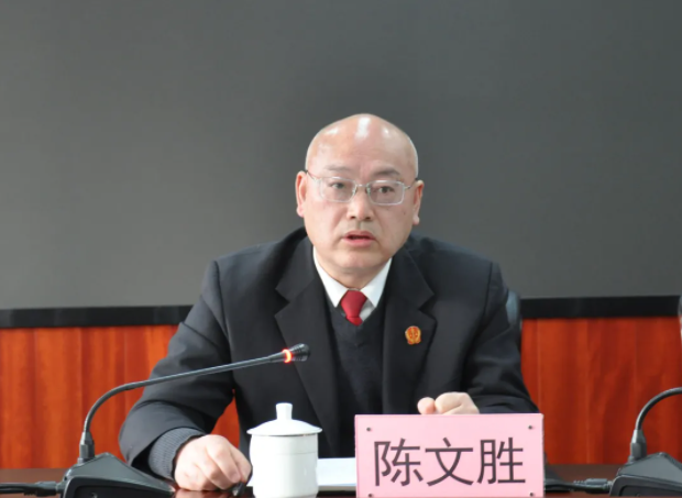 陈文胜提名为铜陵市铜官区人民法院院长候选人