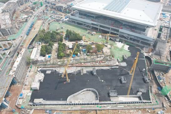 合肥多个路桥重点工程新进展新合肥西站西广场项目进入室内装饰装修阶段(图2)