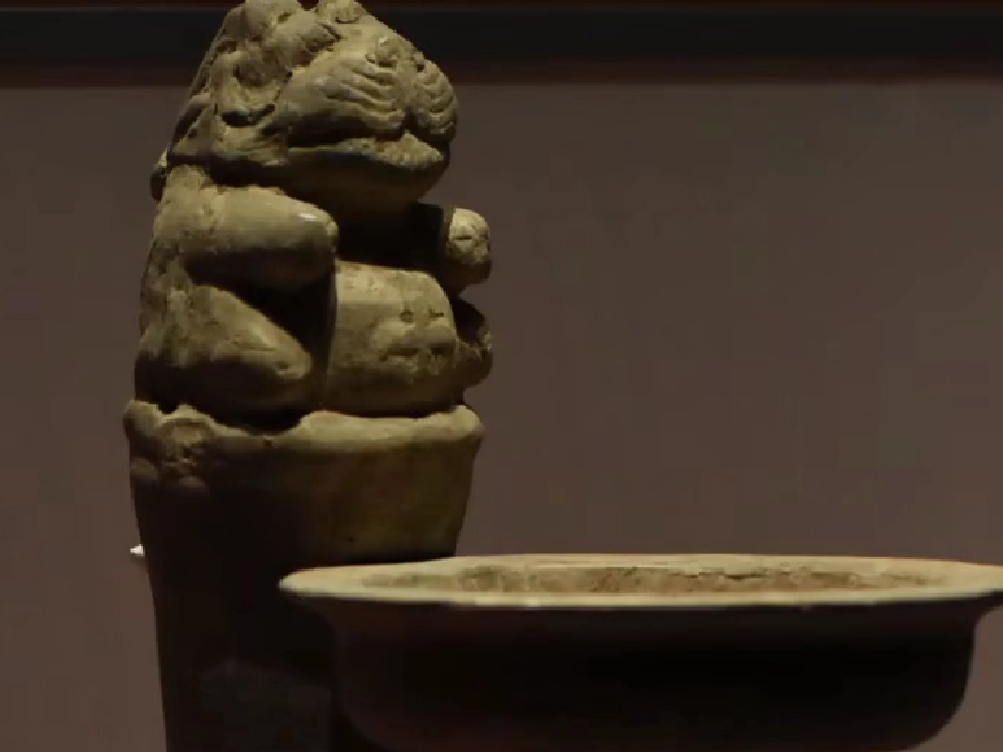 “招財貓”驚現漢魏洛陽故城遺址博物館？ 博物館回應：是有這樣一個展品