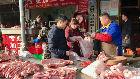 合肥周谷堆西瓜桃子旺銷 豬肉價(jià)格小幅回升