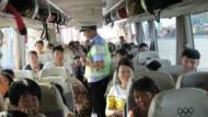大巴车淮北境内高速抛锚  乘客被困出现轻微中暑