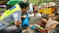 持續高溫 合肥市救助站“夏季送清涼”