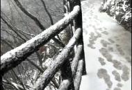 九華山迎來今冬首場降雪