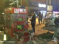  保衛“舌尖”安全 合肥城管節前嚴查流動食品攤點