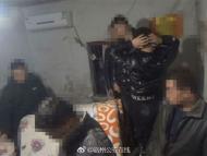 泗县警方雪夜捣毁一个赌博窝点  抓获27人