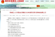 滁州市南譙區擬表彰2018年履職優秀區人大代表名單公示 
