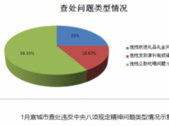 宣城1月查處違反中央八項規定精神問題12起處理14人