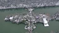 合肥包河公園雪后美景如畫(huà)