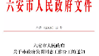 六安市人民政府關于市政府負責同志工作分工的通知