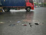 【大皖視頻】慘！合肥一男子慘遭大貨車碾壓不幸身亡