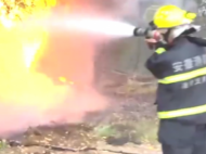淮南：隨風飄絮引發(fā)地膜著火 村民心血毀于一旦