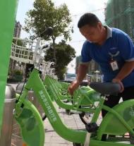淮北市公共自行车多措并举“畅行”高考