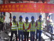合肥軌道交通3號線地下區間短軌鋪設施工順利完成