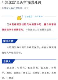罰款２萬！六安市葉集區這些“黑頭車”被處罰