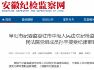 阜阳市纪委监委驻市中级人民法院纪检监察组组长孙宇被查