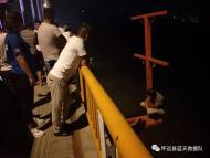 一男子凌晨輕生 懷遠消防藍天聯手救援