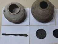 天長一工地出土文物被村民撿走 現(xiàn)已“回家”啦
