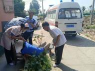 七旬老漢外出購物中暑昏迷 民警緊急救助脫險