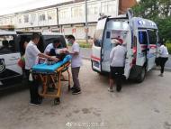 六安：摩托車與三輪車相撞兩駕駛員受傷  民警緊急救援