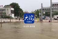 銅陵大通夾江邊老街全面進水 已撤離群眾116人