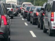 合安高速安慶方向方興大道路段車流量大 通行緩慢