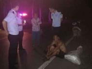 泗縣：因瑣事吵架 男子臥躺馬路欲輕生