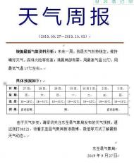 未來(lái)一周 東至縣天氣晴好 清晨局部有霧