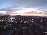 合肥：夕陽美如畫 清風醉晚霞