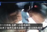 合肥一男童電梯內遭暴打 施暴男子已被民警抓獲