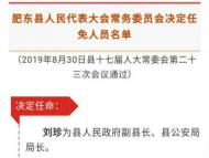 他被任命為合肥市肥東縣副縣長、公安局局長
