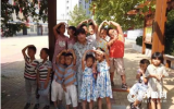 山东一小学开学迎7对双胞胎 其中两对龙凤胎