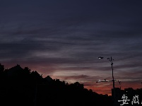 合肥：夕陽美如畫 清風醉晚霞