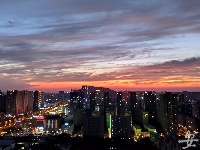 合肥：夕陽美如畫 清風醉晚霞