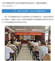 六安市城區(qū)房地產(chǎn)企業(yè)行政指導約談會召開，提出了這些要求
