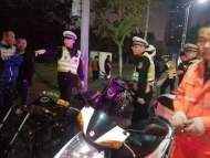 六安：嚴(yán)查非法飆車 查獲違法摩托16輛
