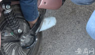 4歲女童腳卡電瓶車后輪轂內 蒙城消防快速解救