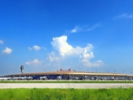 10月6日合肥新橋機場迎返程客流高峰
