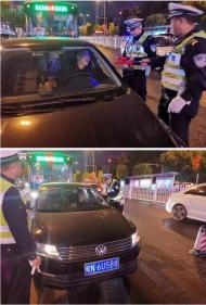 六安：嚴查酒駕“零容忍”  一晚查獲酒駕4起