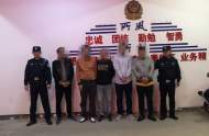 六安石婆店：酒后賭博  5人被依法行拘3日
