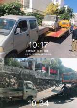 六安城管联合交警整治华上路沿边“僵尸车” 