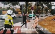 孕婦騎車摔倒，六安交警鐵騎開綠色通道送醫