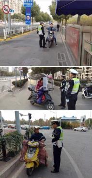 六安持續開展行人、非機動車整治
