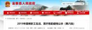 金寨縣2019年困難職工生活、醫(yī)療救助建檔公示（第六批）
